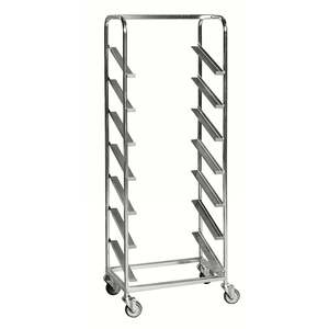 Heavy Duty Electro-Galvanized Four- Three-<b>Wheel</b> Bin Trolleys KM166B <b>Dollys</b> Enclosed Roll Containers OEM Customization Support - Product Image 1