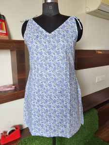 Meilleur Prix – Tunique Courte Élégante en Coton Floral Naturel pour Femme, Imprimée à la Main Numérique, Respirante, Style Indien Ample, Idéale pour la Plage - Product Image 2