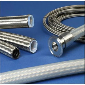 Huile chaude Flexible PTFE SS Tressé Tuyau 1/4 ''3'' Pharma De Qualité Alimentaire Composite Raccords MS SS Brides Femelle Autres Accessoires - Product Image 3