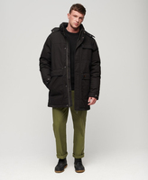 Vente en gros veste parka en duvet pour hommes de style canadien manteau d'hiver imperméable équipement d'extérieur épais grande taille polaire d'extérieur