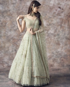 Designer Party Wear Zari Embroidery And Sequence Work <b>Net</b> Lehenga With Blouse And <b>Dupatta</b> Set - Product Image 1