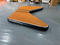 Plateforme flottante gonflable sur mesure pour jet ski avec pont en teck EVA pour yacht, bateau, marina et sports nautiques