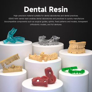 Resina Dentale Verde Colabile ad Alta Precisione NOVA3D 12 MAP con Resistenza alla Trazione per Modelli Dentali 3D per Stampa 3D Dentale LCD/DLP - Product Image 2