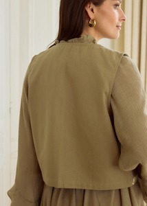 Suministro directo de fábrica, chaleco informal de algodón bordado bohemio para mujer para festivales de verano, tejido ODM transpirable ecológico - Product Image 6