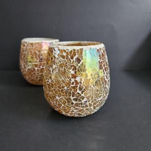 Handmade Beeswax Modern Highly Scented <b>Votive</b> <b>Candle</b> <b>Holder</b> for Wedding Table Centerpiece or Home Christmas Decoration - Product Image 5