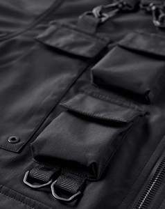 Veste coupe-vent imperméable pour homme, best-seller, avec capuche en forme de entonnoir, logo personnalisé, taille plus, col montant pour l'hiver - Product Image 5