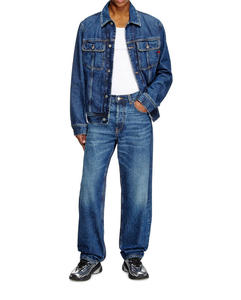 แจ็กเก็ตผ้าฝ้ายแต่งพลอยเทียมสำหรับผู้ชายเสื้อแจ็คเก็ตผ้าฝ้ายปักโลโก้แบบวินเทจ - Product Image 6