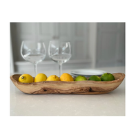 Pâte de bois bols à fruits prix de gros hôtel Table fruits noix bol haute vente bols de service en bois très bon prix