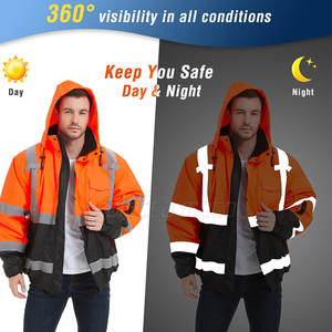 Chaqueta de Seguridad de Alta Calidad para Hombre con Diseño Reflectante y Ajuste Cómodo para Uso Diario - Product Image 5