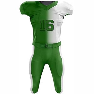 Maillot de football américain personnalisé par sublimation, respirant, 100 % polyester, protection UV, antibactérien, séchage rapide, évacuation de l'humidité - Product Image 2