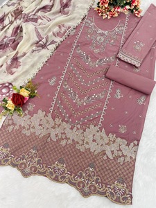 ชุดสูทปากีสถานผลิตจากผ้าฝ้ายแท้พร้อมงานปักลำดับ - Product Image 6