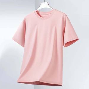 เสื้อยืดคอกลมผู้ชายแบรนด์แฟชั่นคลาสสิก สวมใส่สบาย ผลิตจากผ้าถักผสมโพลีเอสเตอร์/คอตตอน สีพื้น สามารถปรับแต่งได้ - Product Image 6