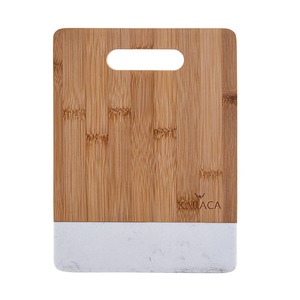 Planche à découper en bois durable avec texture en bois naturel et forme tendance pour rendre les tâches culinaires pratiques - Product Image 6