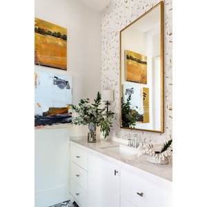 Carreaux de mosaïque Union Calacatta Gold Marble 2, motif hexagonal moderne, 8 mm d'épaisseur, résistants à l'eau, pour murs intérieurs, finition polie - Product Image 5