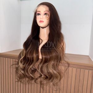 Peluca de Cabello Humano Vietnamita 100% Natural de Alta Calidad, Peluca con Frente de Encaje, Cabello Ondulado - Product Image 2