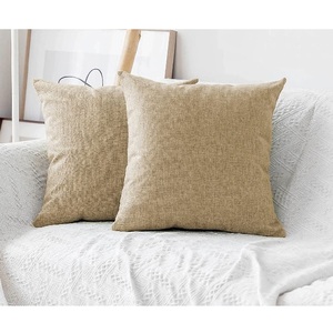 Wholesale Home Made Decorative Printing 100% Organic Cotton GOTS Certificate Solid Color Cheap Factory Direct Sale Price Cushion - Product Image 3