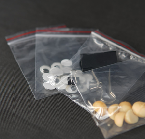Oem/odm กระเป๋าซิปล็อคพลาสติกมีซิปกันน้ำพิมพ์ลายฝ้าซิปล็อคโลโก้ - Product Image 1