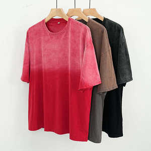 เสื้อยืด100% ผ้าฝ้ายโอเวอร์ไซส์สำหรับผู้ชายเสื้อยืดผ้าฝ้ายโอเวอร์ไซส์ผ้าคอตตอนโอเวอร์ไซส์ออกแบบโลโก้ได้ตามต้องการ - Product Image 1