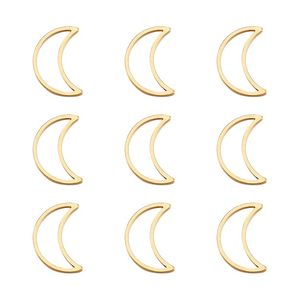 Pendentifs breloques en acier inoxydable cercle de liaison cadres connecteurs métal creux charme - Product Image 1