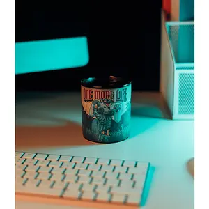 Gameration One More Life Mug à effet thermique, bouteille d'eau intelligente avec affichage de la température pour usage au bureau, avec couvercles - Product Image 1