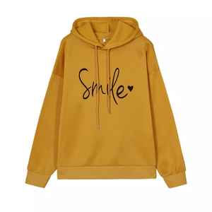 Poche avant femmes pull à capuche femme imprimé Streetwear automne - Product Image 1
