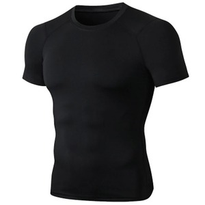 Top Trending Slim Fit Venta al por mayor Rash Guard Nueva alta calidad de manga corta Jogging Wear Personalizar Diseño Gimnasio Camisas - Product Image 2