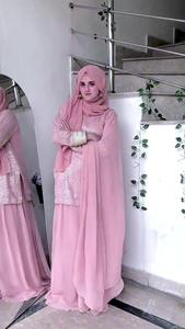 Traje Salwar de Tela Georgette de Diseño Moderno, Estilo Indio Pakistaní, Color Rosa, Último Modelo Exclusivo para Mujer, Elegante para Fiestas, Bodas y Uso Casual - Product Image 4