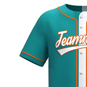 Conjuntos de camisetas de béisbol transpirables con estampado Digital de botón completo personalizado para hombres/mujeres/jóvenes/niños, ropa deportiva personalizada, números de nombre del equipo - Product Image 5