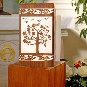 Premium Handcrafted Luxury Wooden Urn <b>Box</b> for Pet Ashes Elegant Durable Eco-Friendly Rectangle <b>Memorial</b> Keepsake Funeral Home - Product Image 6