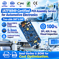 Fabrication de cartes de circuits imprimés pour chargeurs embarqués automobiles, assemblage de circuits imprimés électroniques, cartes de circuits imprimés personnalisées, FR-4 PCBA
