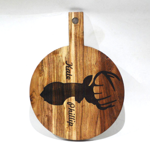 Grande planche à découper en bois d'acacia pour la cuisine familiale offrant un aspect élégant et une résistance robuste pour une utilisation à long terme - Product Image 6