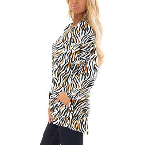 <b>Ladies</b> Knitted Digital Printing <b>T</b>-<b>shirt</b> Soft Comfortable Fabric Colorful Casual Wear Modern Stylish Design - Product Image 5