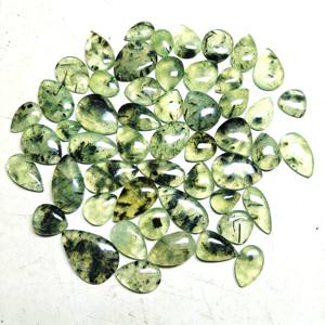 100% อัญมณีพรีไนท์ธรรมชาติสำหรับทำเครื่องประดับอัญมณีหลวมหินพรีไนต์ Cabochon สวยงามทำด้วยมือสำหรับทำเครื่องประดับ - Product Image 2