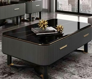 Mesa de Centro Rectangular Moderna para Sala de Estar, Mesa de Café Minimalista con Acabado Premium, Mesa de Centro Resistente para Sala de Estar - Product Image 1