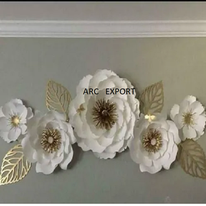 การออกแบบตกแต่งชุบเข้าร่วมศิลปะผนังสำหรับขาย Cremation โลหะอลูมิเนียมที่ดีที่สุดที่มีสีฟ้าและสีขาว - Product Image 6