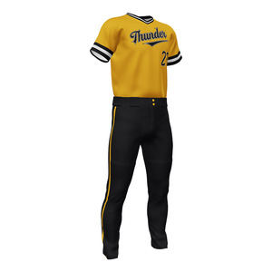 เสื้อเบสบอลสั่งทำลายพิมพ์โลโก้ปักเครื่องแบบพิมพ์ลายไซส์ใหญ่พิเศษ - Product Image 5