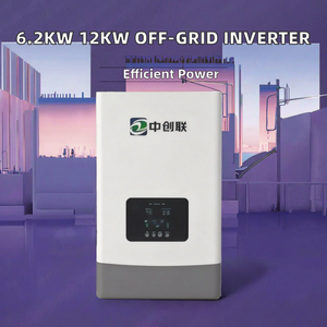 공장 하이브리드 6.2kw 12kw 오프그리드 인버터, 하이브리드 태양광 시스템 적용을 위한 트리플 출력 - Product Image 5