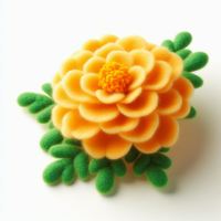 Boules de fleurs en feutre de qualité supérieure Marigold Magic, couleur personnalisée, décoration pour Thanksgiving, remise de diplôme, fête des mères, Nouvel An