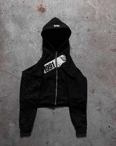 Sweat à capuche brodé pour hommes avec strass Nouveau design Vêtements d'hiver Bas quantité minimale de commande Vente en gros du Pakistan - Product Image 1