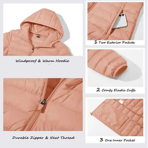 Ropa exterior cálida para mujer, ropa tradicional femenina, chaqueta acolchada, chaqueta bomber, chaqueta acolchada y reforzada para invierno. - Product Image 3