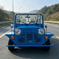Nuevo Auto Eléctrico Moke con Batería de Litio, 4 Plazas, Chasis de Aluminio, Certificación EEC/DOT, Autonomía de 200 km, Velocidad de 70 km/h