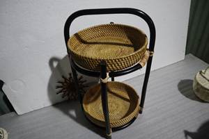 Cesta elegante bandeja de ratán de Vietnam: Cesta de almacenamiento tejida con el mejor precio de 99 Gold Data - Product Image 6