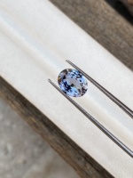 9x7 MM AAA Grade Naturel Non Chauffé Bio Couleur Tanzanite Excellente 1.87 Carat Ovale Coupe Pierre Loupe Propre Zoisite