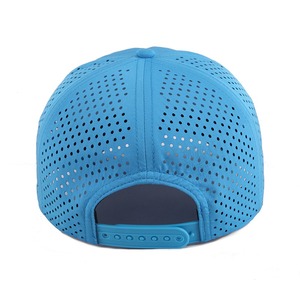 Casquette de baseball à 5 panneaux, imperméable, découpée au laser, avec corde personnalisée, pour golf, sport, casquette du Vietnam, fabricant de casquettes en caoutchouc et de logo pour hommes - Product Image 4
