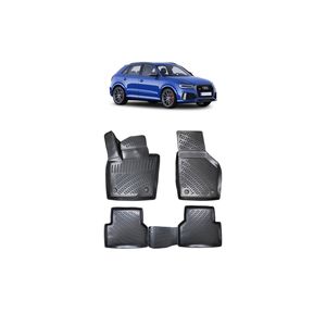 Audi Q3 2011-2018 Compatible 3D Producción específica del vehículo Black Pool Mat - Product Image 1