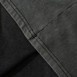 Streetwear vintage personnalisé lourd 100% coton délavé à l'acide T-Shirt ample surdimensionné graphique imprimé hip hop pour hommes - Product Image 5