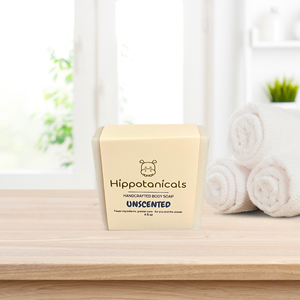 Savon hydratant pour le corps Hippotanicals, non parfumé, végan, fait à la main, procédé à froid, naturel, écologique, compostable, 12 ingrédients - Product Image 4