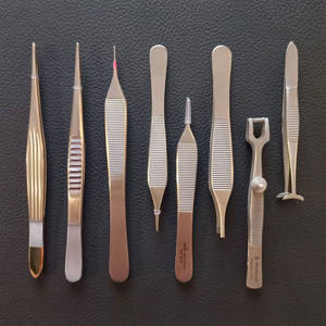 Juego de Pinzas Manuales - Instrumentos Quirúrgicos de Acero Inoxidable Alemán de Alta Calidad, Autoclavables y Reutilizables - Product Image 6