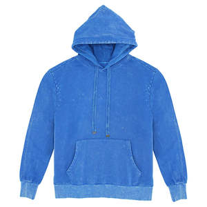 New Style Men's Solid Color Plus Size Heavyweight <b>Thermal</b> Breathable Quick Dry Winter Hooded 100% Cotton <b>Hoodies</b> with Pocket - Product Image 1