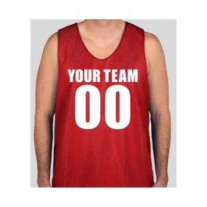 Camiseta de Baloncesto Personalizada Reversible y Transpirable, Camiseta sin Mangas para Adultos con Nombre y Número Personalizados, Ligera y Duradera para Entrenamiento de Baloncesto - Product Image 1